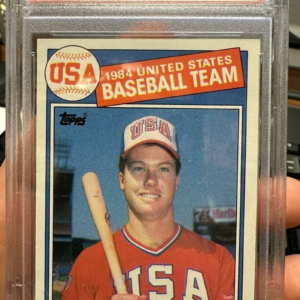 1985 TOPPS 401 MARK MCGWIRE ROOKIE RC PSA 8 NM-MT - CD279